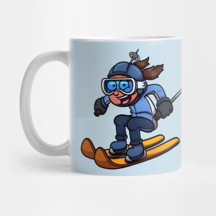 Skiing Girl Mug